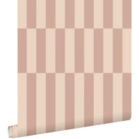 TAPETE Streifen 50 x 900 cm - Pink, Papier (50/900cm) - ESTAhome