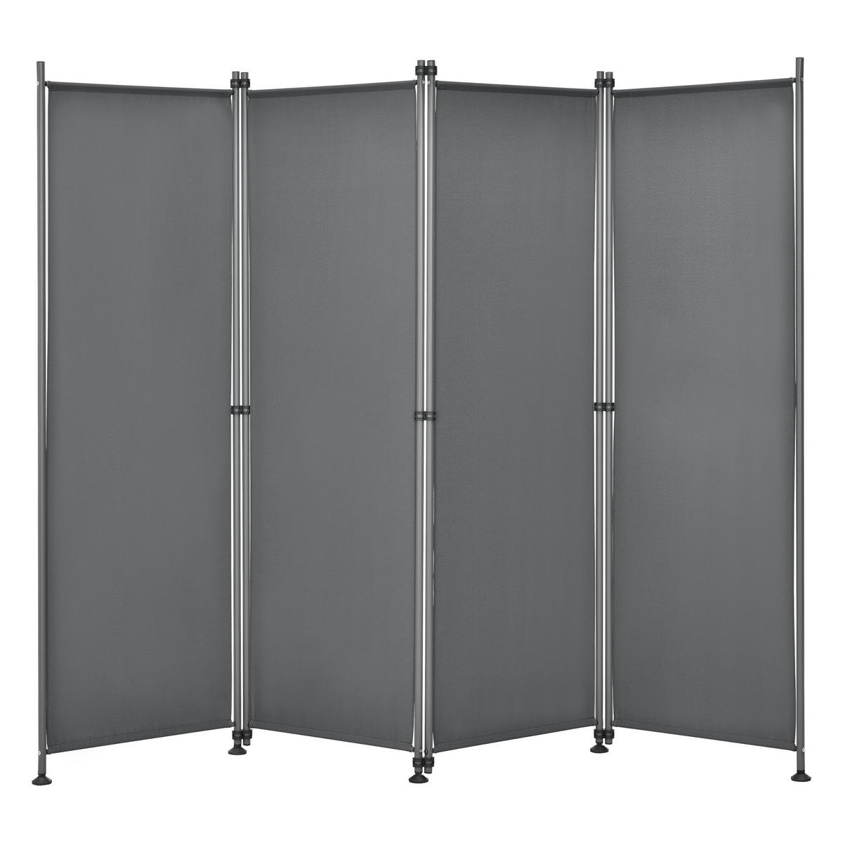 SICHTSCHUTZ Modica - Grau, Textil/Metall (215/170cm) - pro.tec