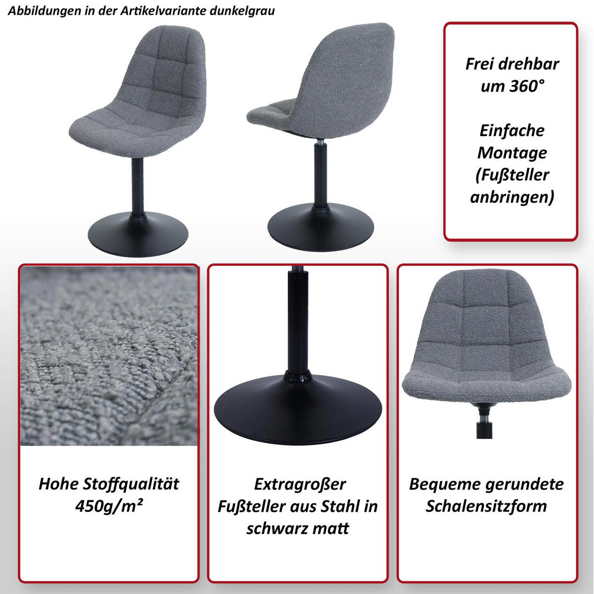 ESSZIMMERSTUHL Beige - Beige, Textil (47/83/43cm) - MCW