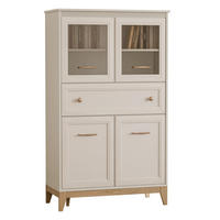 HIGHBOARD DIUNA 92/41/151 cm, 1 Schublade, Kaschmir - Kaschmir, Holzwerkstoff/Metall (92/151/41cm) - Idohome