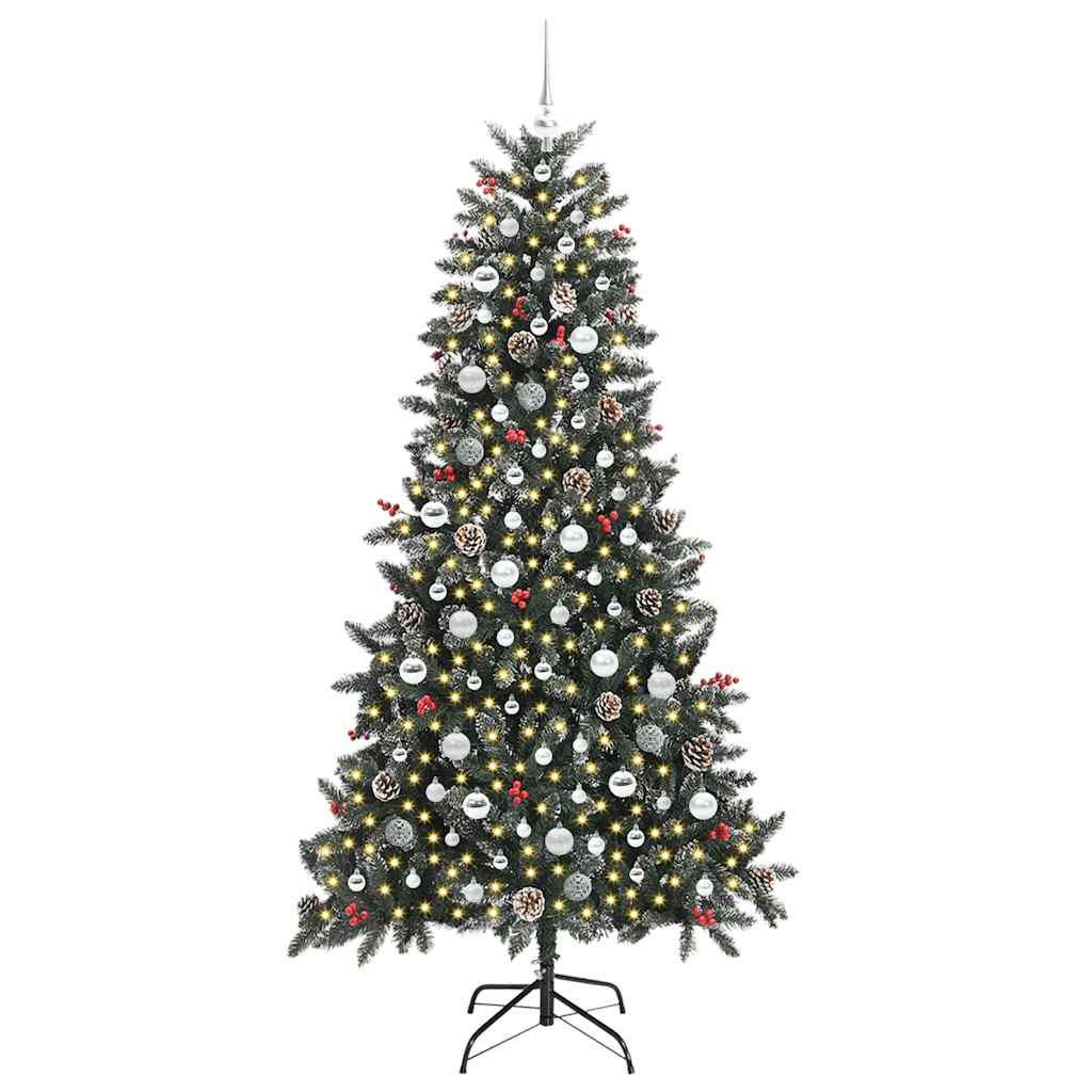 vidaXL Weihnachtsbaum Grün 210 cm