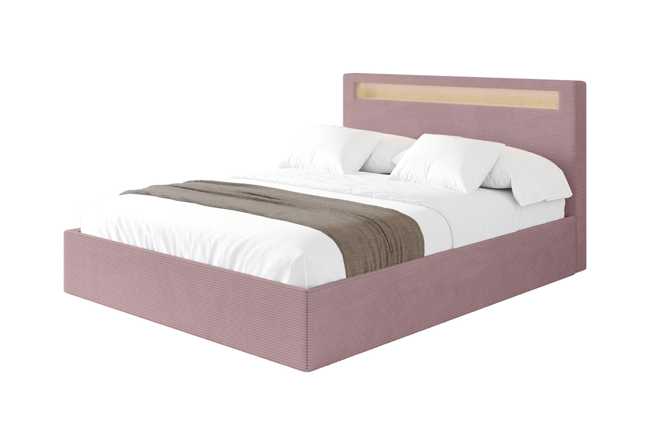 Altdecor Polsterbett Rosa 180x200 cm