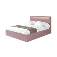 POLSTERBETT mit Bettkasten und Lattenrost, Boxbett ohne Matratze - GOLA 180x200 Rosa - Rosa, Holzwerkstoff/Textil (180/200cm) - ALTDECOR