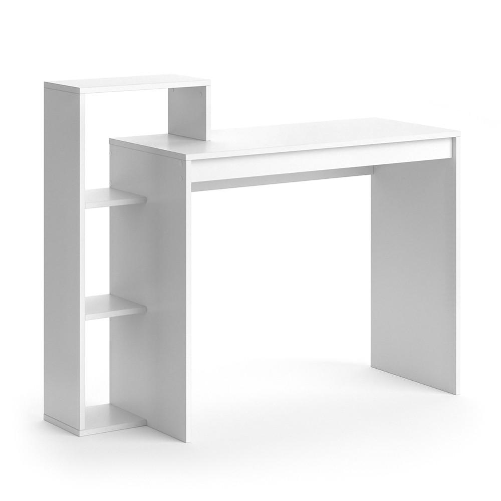 SCHREIBTISCH Leo Weiß 110 x 40 cm - Weiß, Holzwerkstoff (40/110/91cm) - Vicco