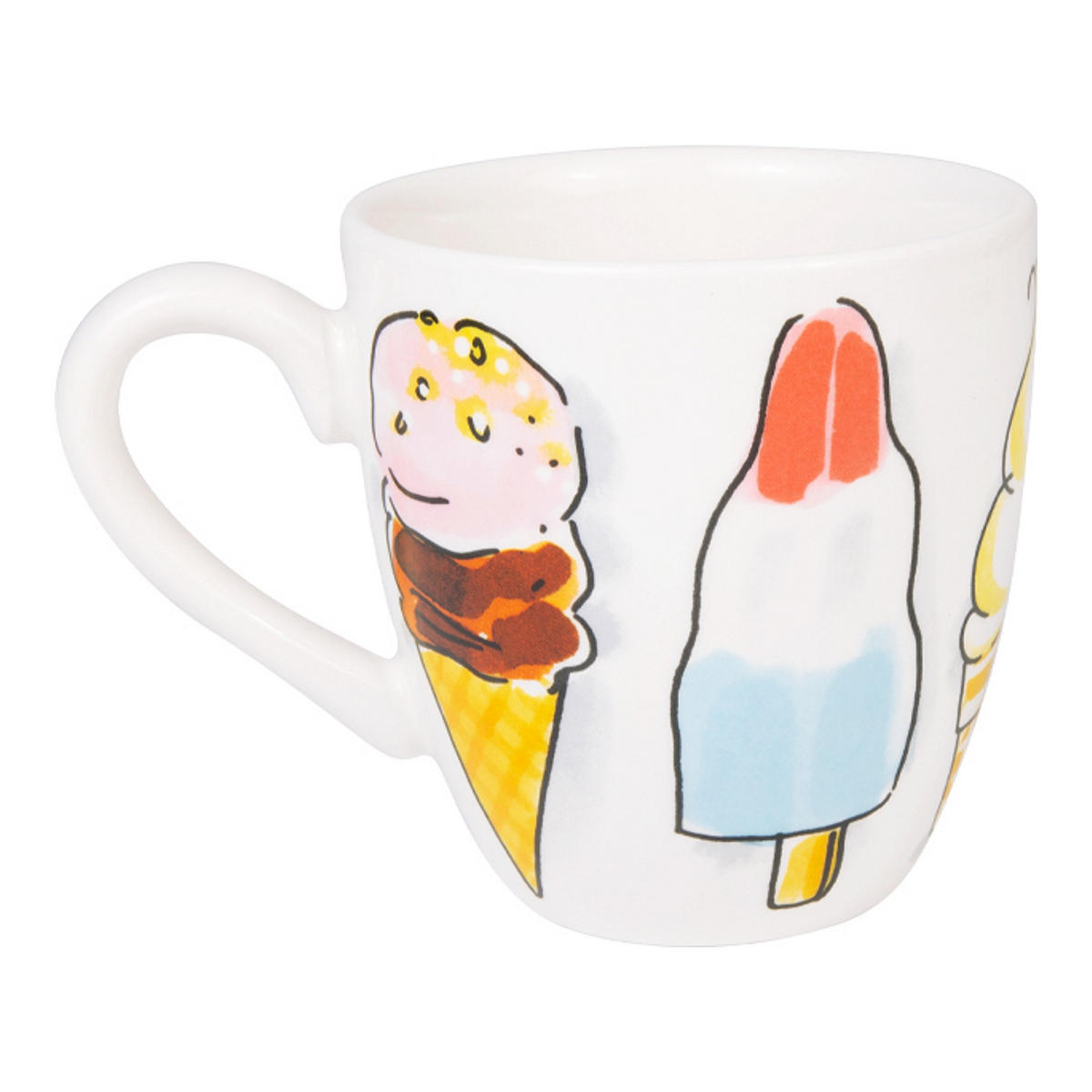 MINITASSE Eis in Bunt - 200 ml - Multicolor, Keramik (0.2L) - Blond Amsterdam
