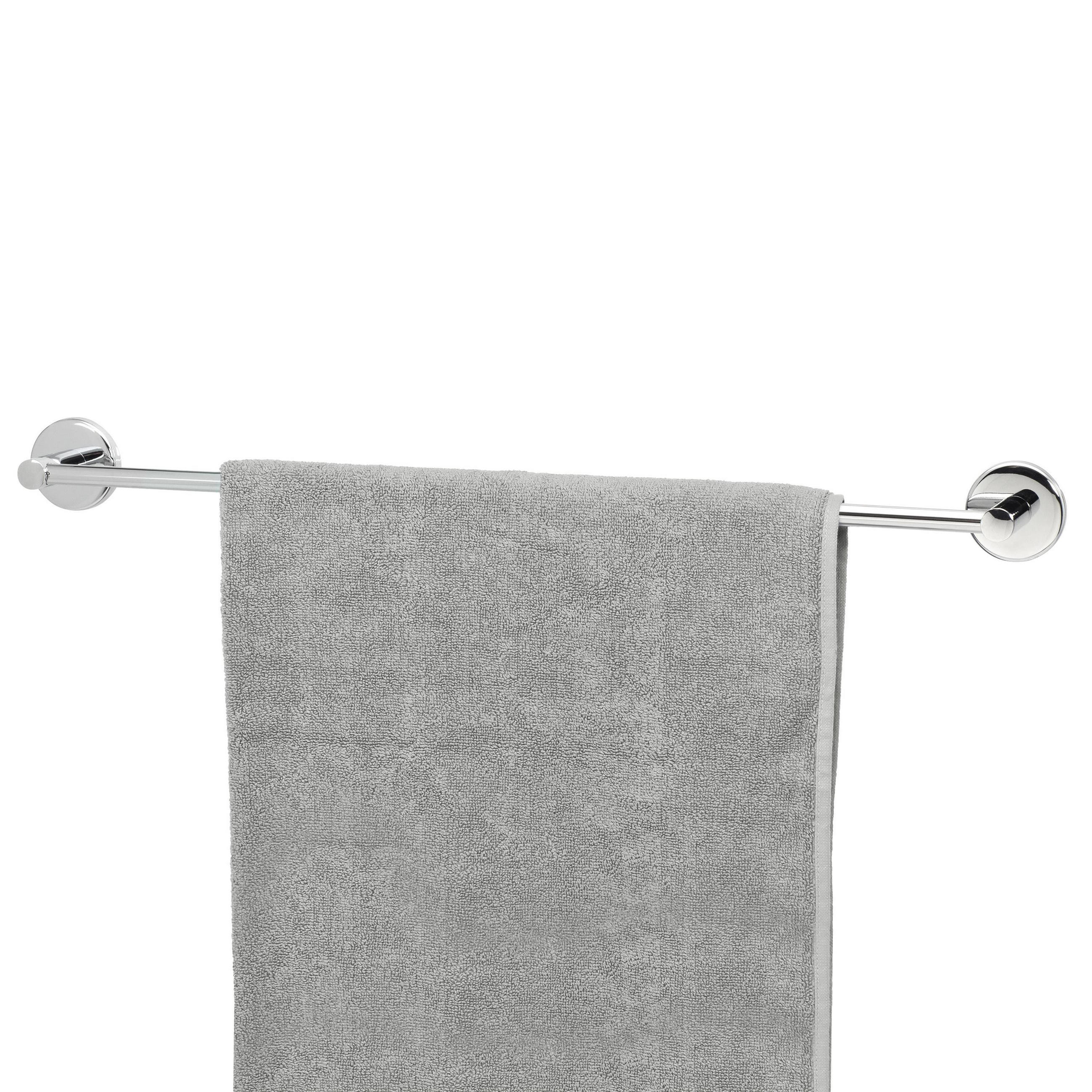 BADETUCHSTANGE LUCENTE, Edelstahl - Chromfarben, Metall (65/6/7cm) - bremermann