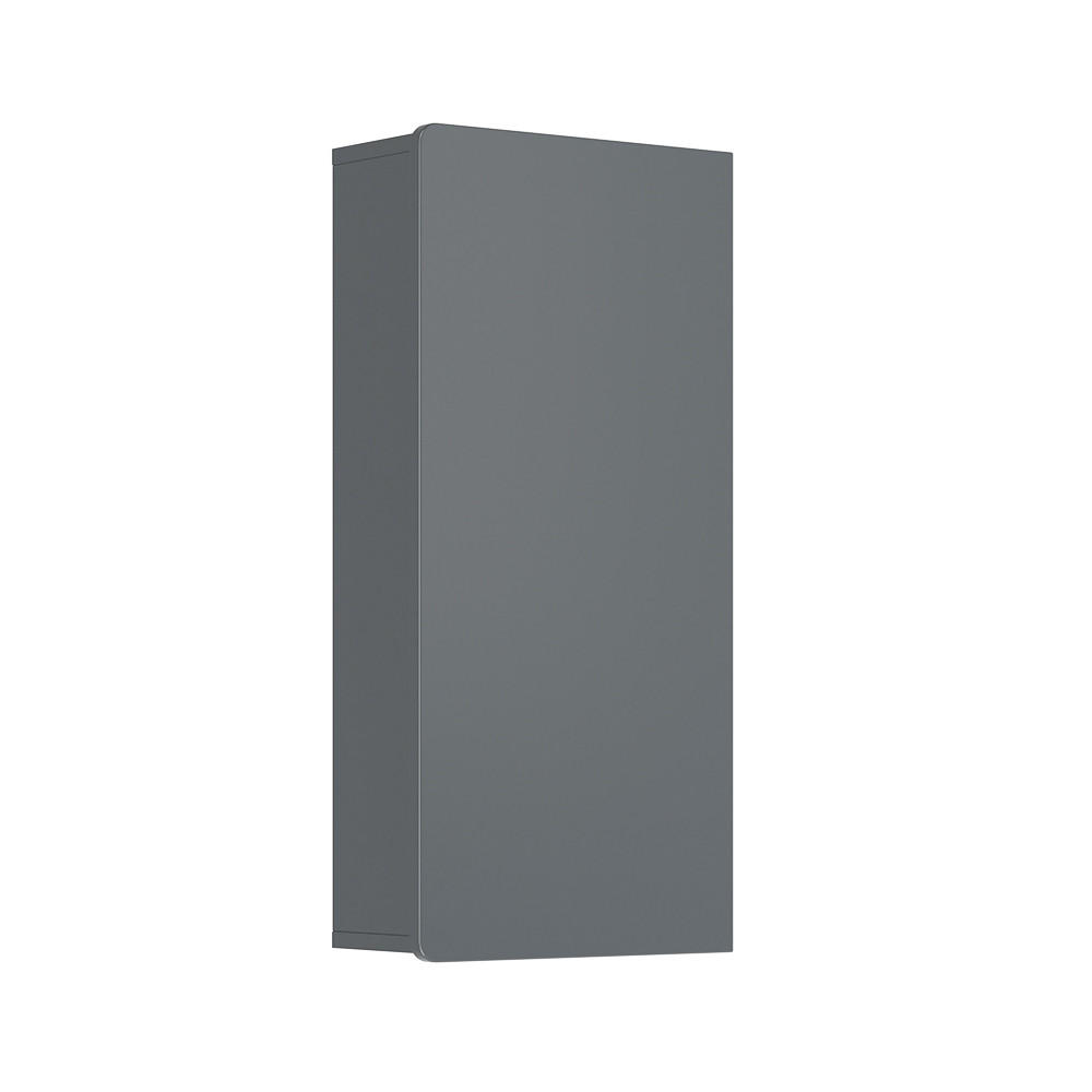 BADSCHRANK Izan Grau 36.6 x 76.6 cm - Grau, Holzwerkstoff (36.6/76.6/15.6cm) - Vicco