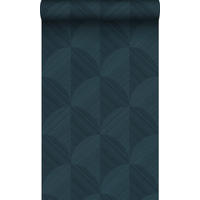 TAPETE 3D Muster 53 cm x 10.05 m - Blau, Papier (53/1000cm) - Origin Wallcoverings