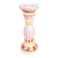 KERZENHALTER Rosa in Rosa - 28cm - Multicolor, Keramik (9.9/28/10.2cm) - Blond Amsterdam