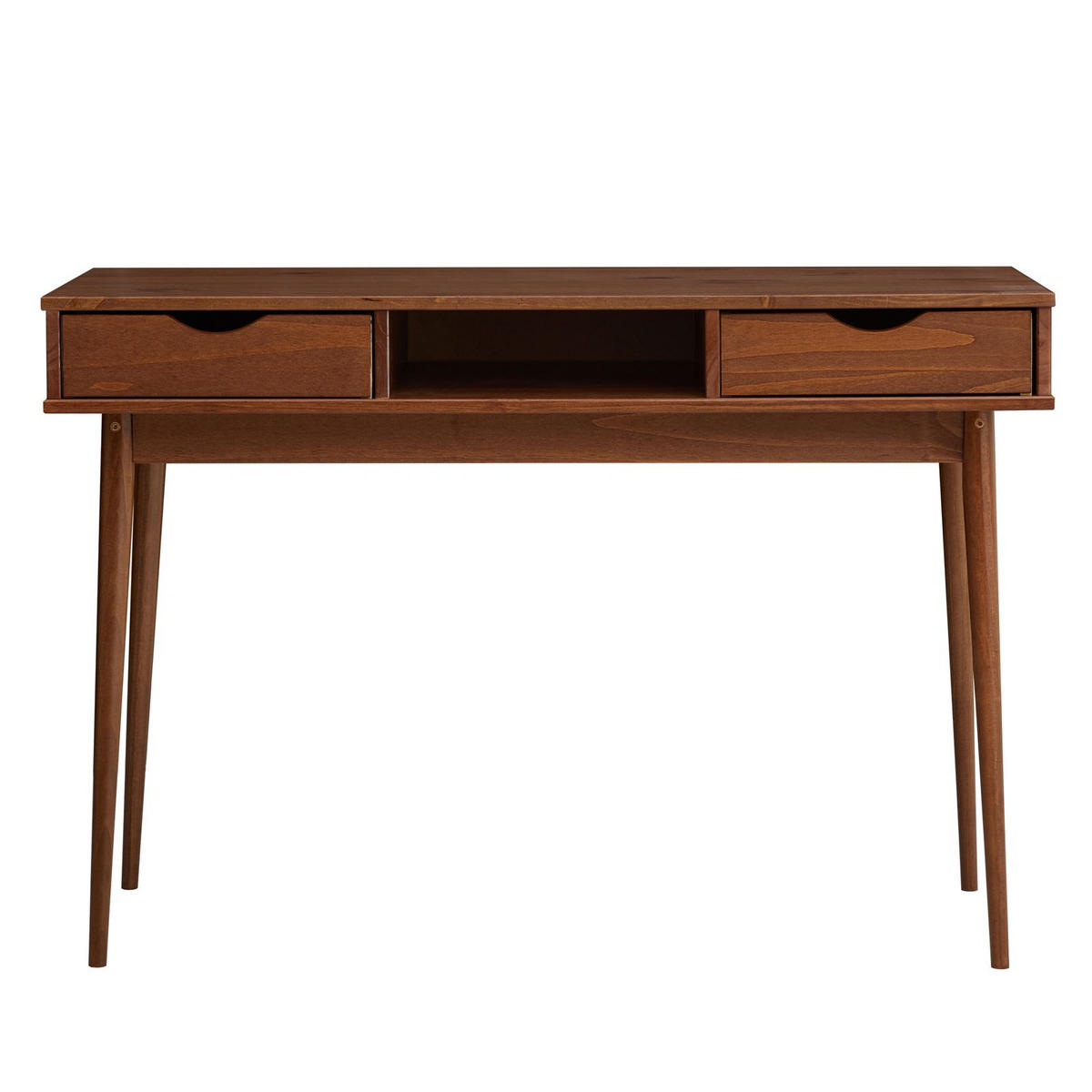 SCHREIBTISCH STEFANO - Kastanienfarben, Holz (50/110/75cm) - IDIMEX