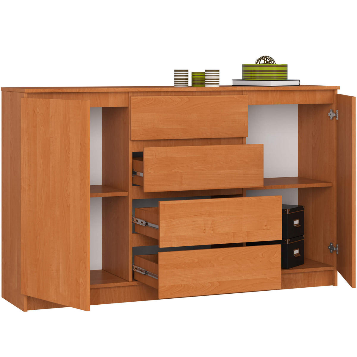 KOMMODE Erlefarben 99/160/40 - Erlefarben, Holzwerkstoff (160/99/40cm) - RAUMHIRSCH FURNITURE