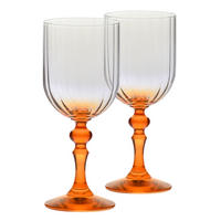 WEINGLÄSER, 2er-Set, 300 ml - Orange, Glas (0.3L) - Krosno Glass