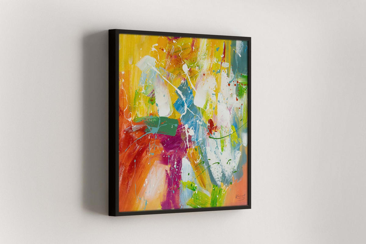 LEINWANDBILD 80/80 cm - Multicolor, Textil (80/80cm) - KUNSTLOFT
