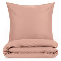 BETTWÄSCHE 3-teilig, 155/220 cm & 2x 40/80 cm, Rosa - Rosa, Textil (155/220cm) - Blumtal