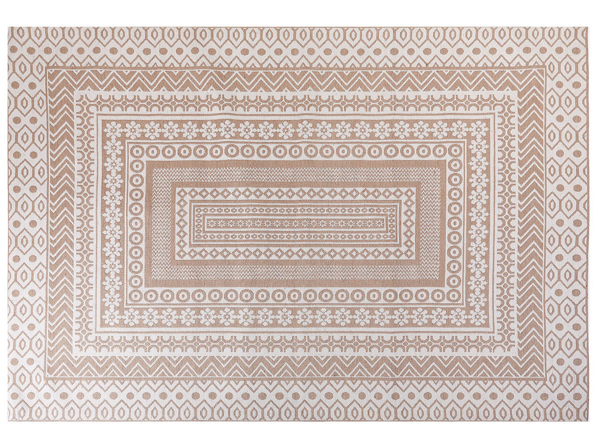 KURZFLOR-TEPPICH Baglar 230/160 cm - Beige, Naturmaterialen (160/230cm) - Beliani