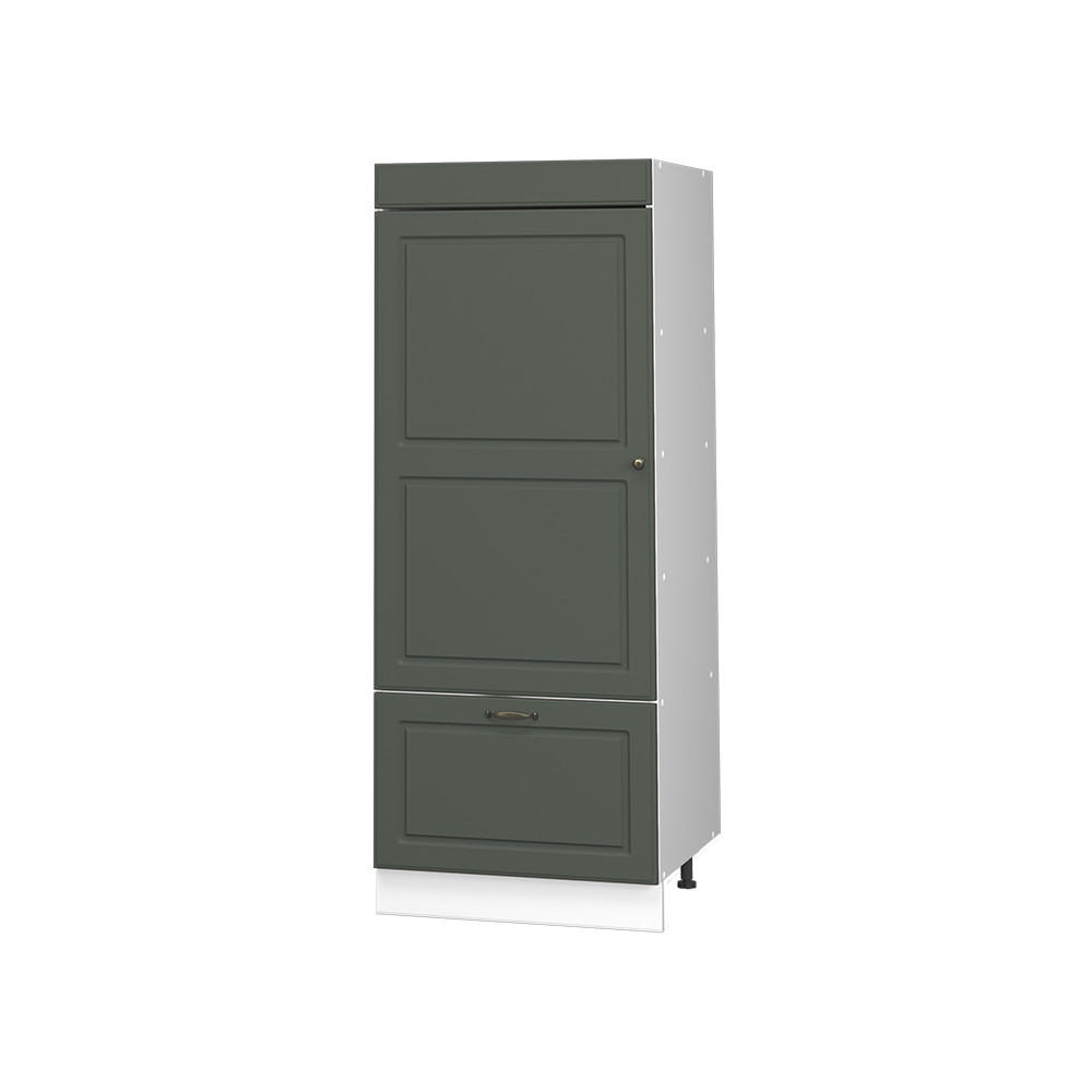 KÜCHENVORRATSSCHRANK Fame-Line, Grün-Gold Landhaus/Weiß, 60 cm - Weiß/Grün, Holzwerkstoff (60/153.6/58.1cm) - Vicco
