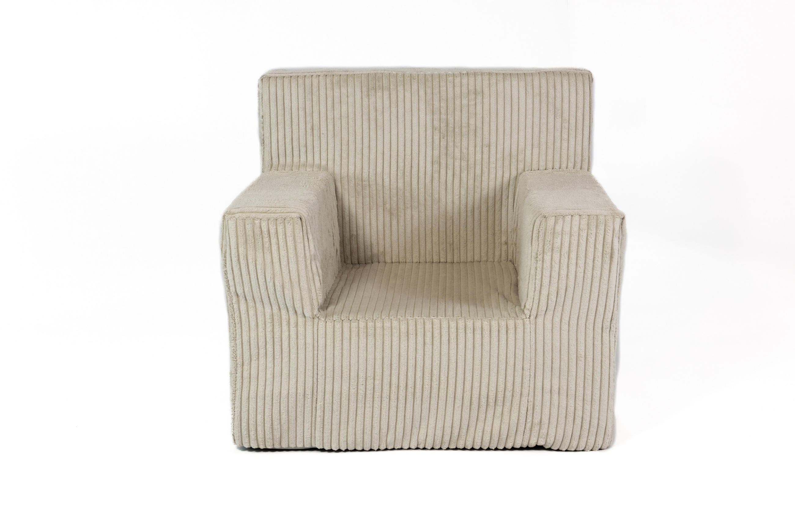 KINDERSESSEL aus Kuschel-Cord in Beige - Beige, Textil (51/47/33cm) - Fortisline