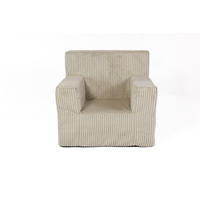 KINDERSESSEL aus Kuschel-Cord in Beige - Beige, Textil (51/47/33cm) - Fortisline