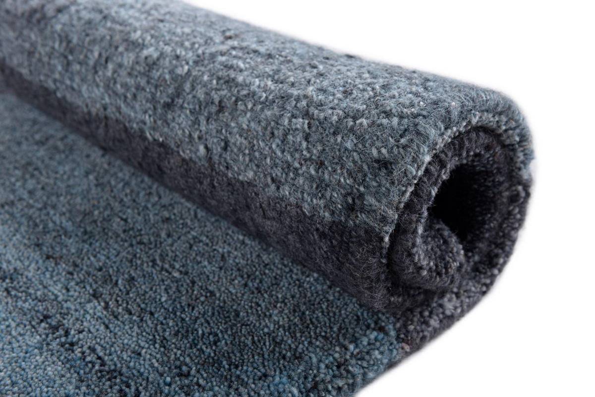 WOLLTEPPICH Dalas 250x350 cm - Türkis, Textil (250/350cm) - THEKO