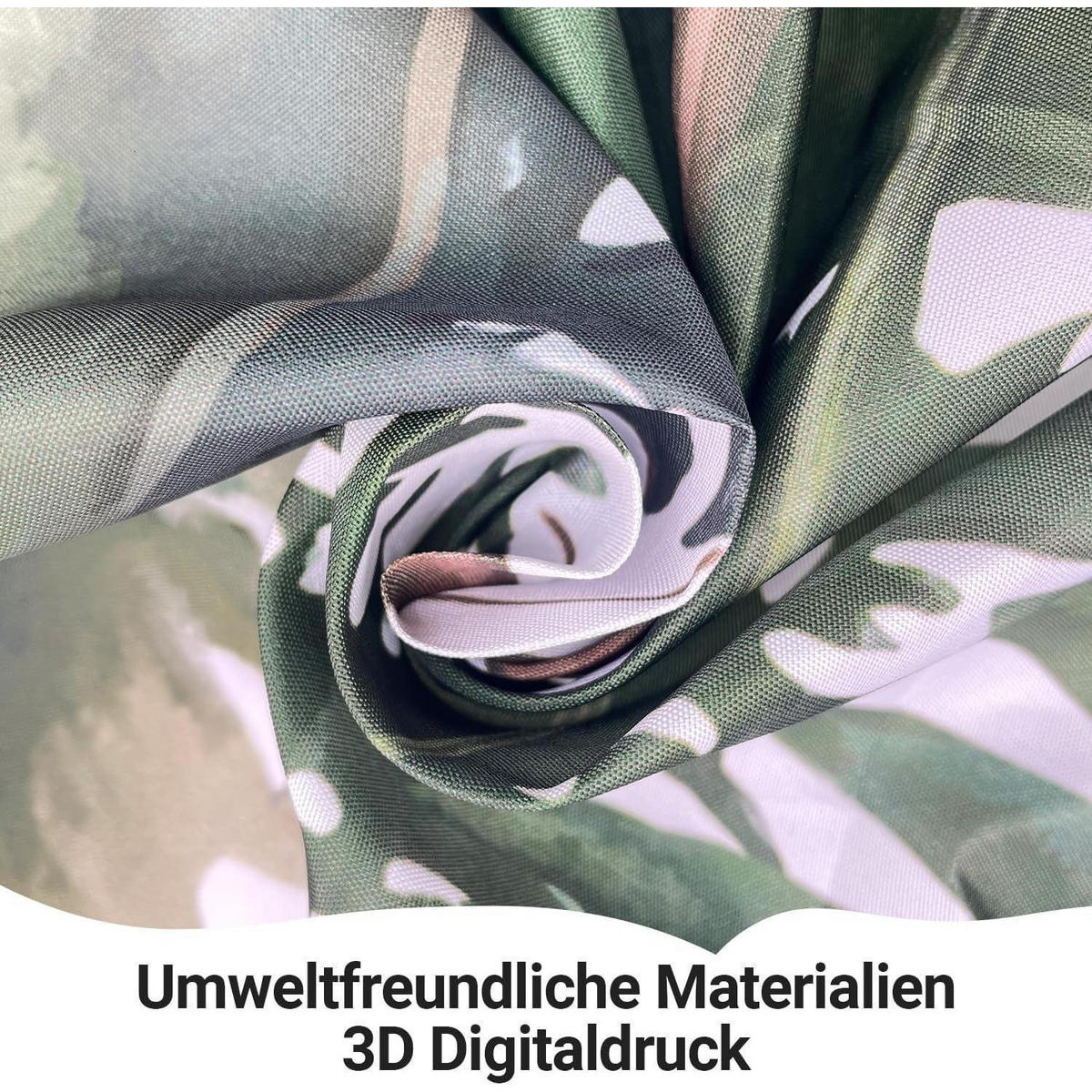 DUSCHVORHANG Berge 180 x 200 cm Wasserabweisend Waschbar Polyester Stoff mit 12 Ringen - Multicolor, Textil (180/200cm)