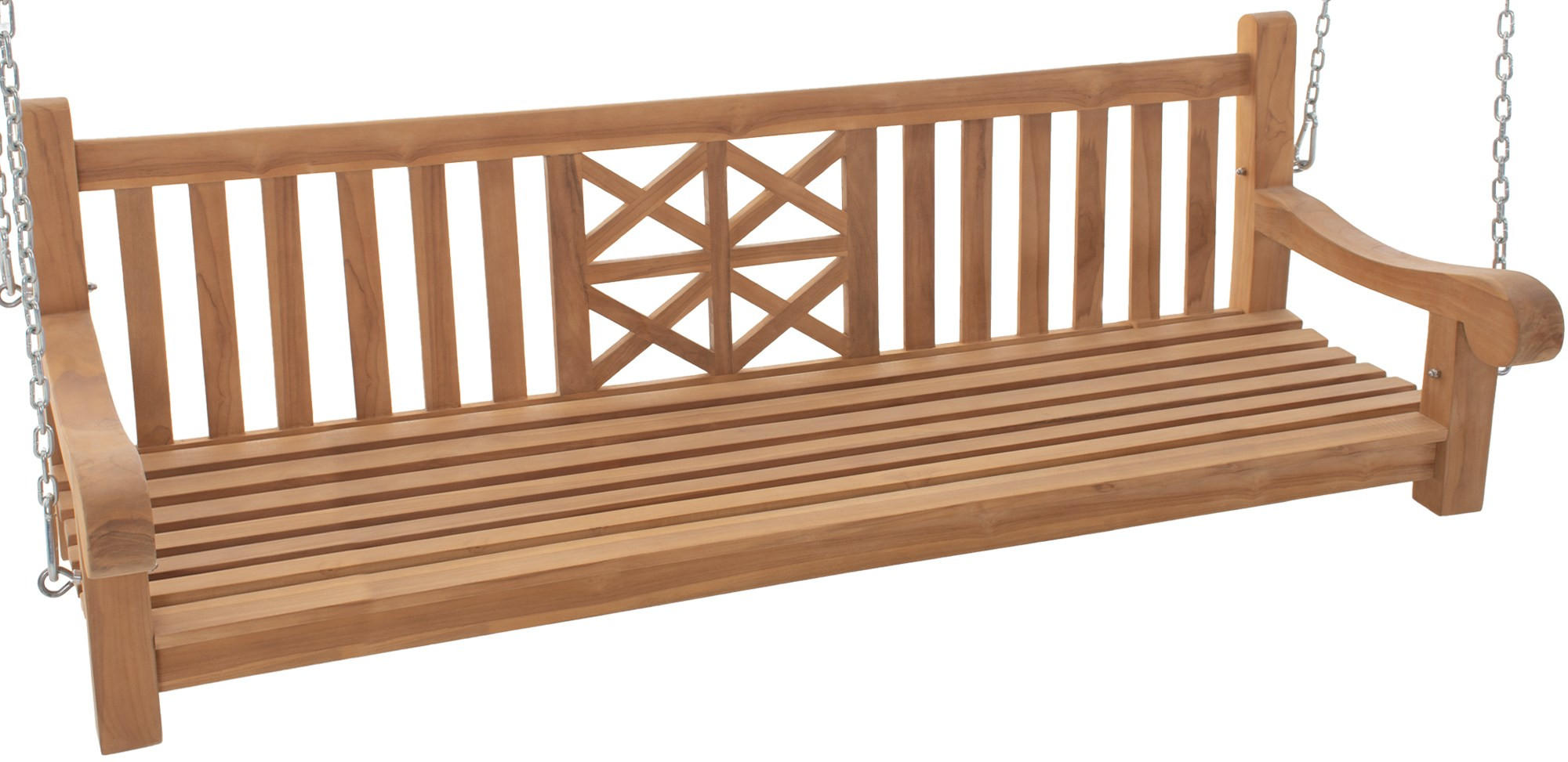 Deluke Schaukelbank Teak 180x61x70 cm
