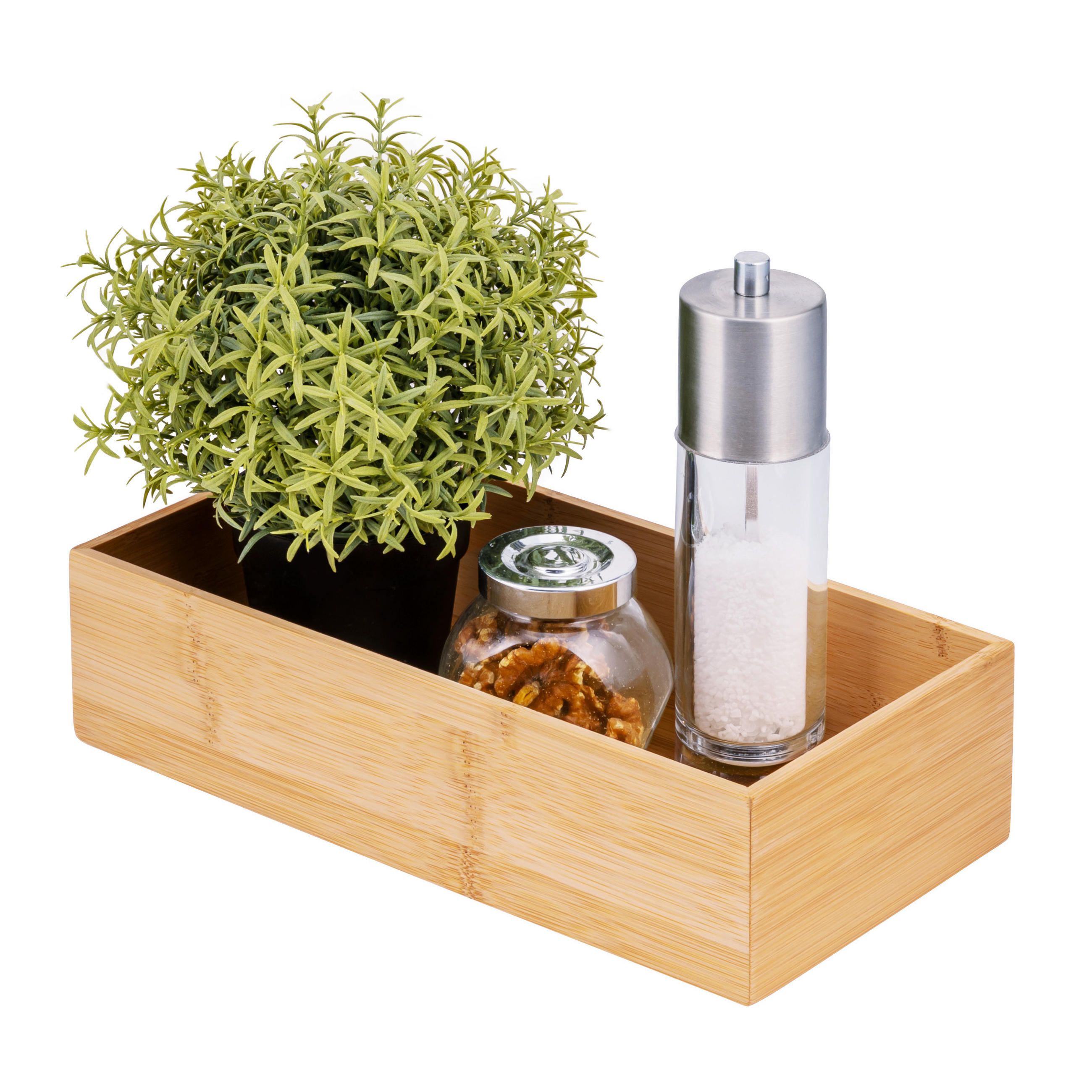 GEWÜRZAUFBEWAHRUNGSBOX, Bambus - Braun, Holz (30/15/7.5cm) - bremermann