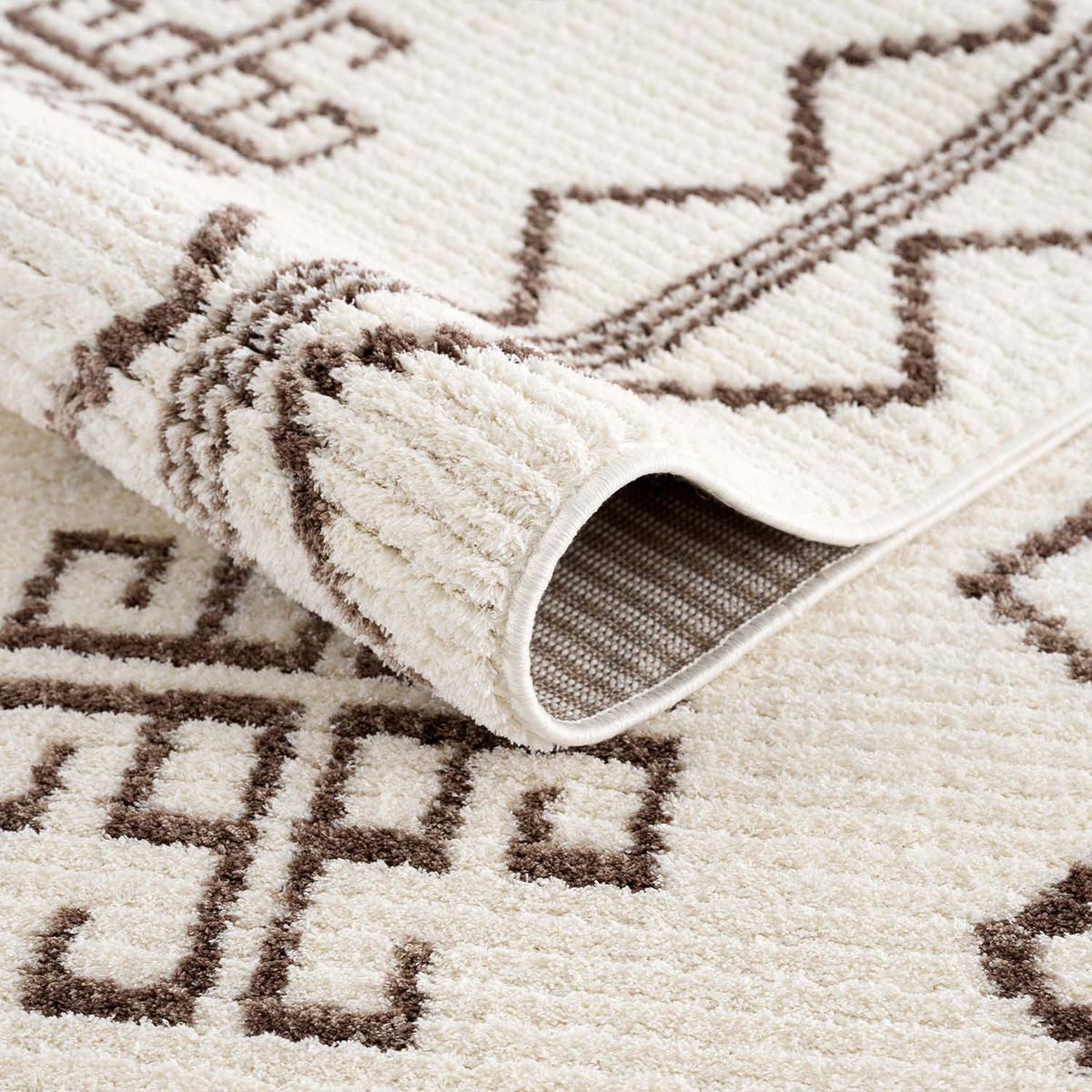 KURZFLOR-TEPPICH April 0608 Creme 160x230 cm - Creme, Textil (160/230cm) - carpet city