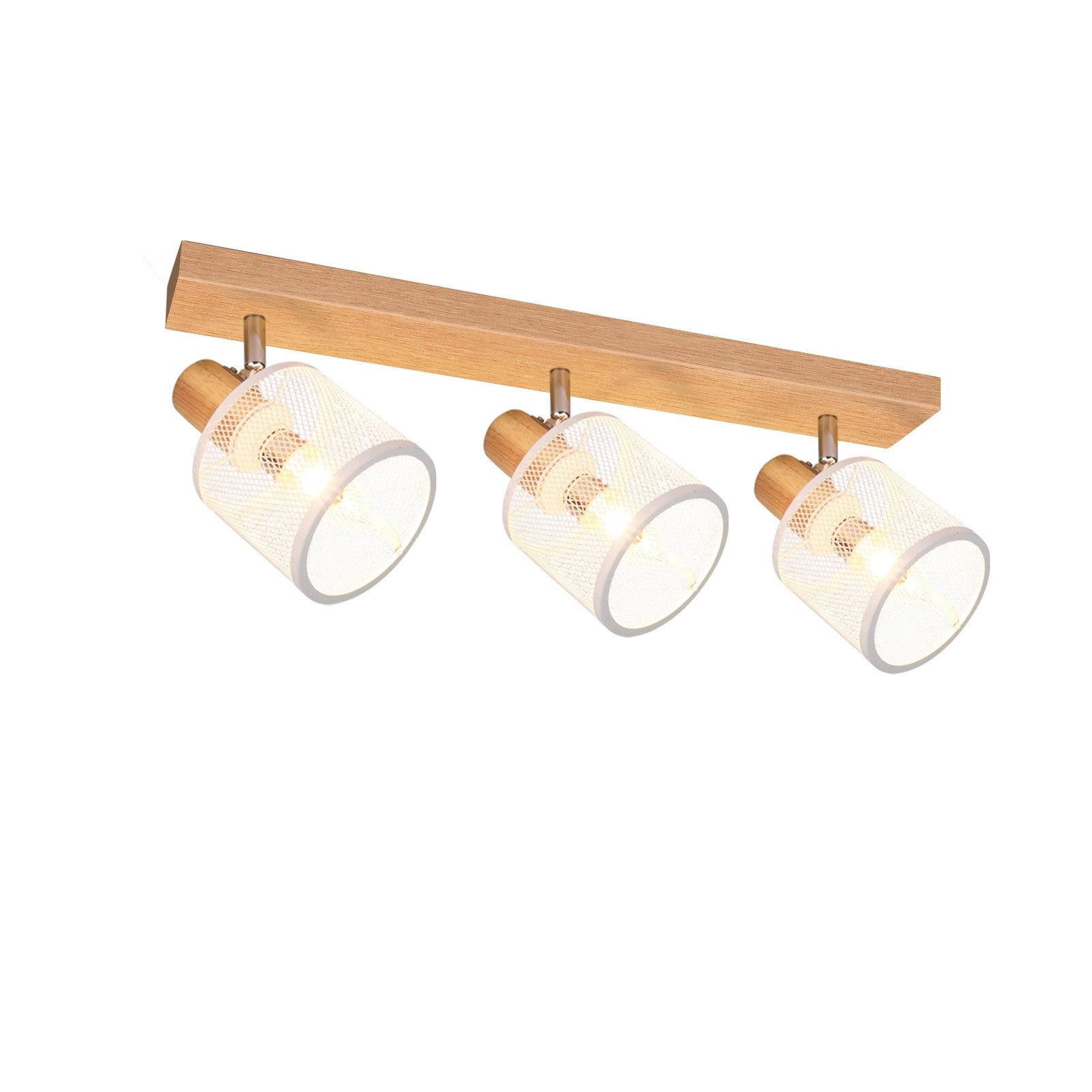 STRAHLER Dankbar 3-flammig 42/10/14 cm - Weiß, Metall (42/10/14cm) - ZMH