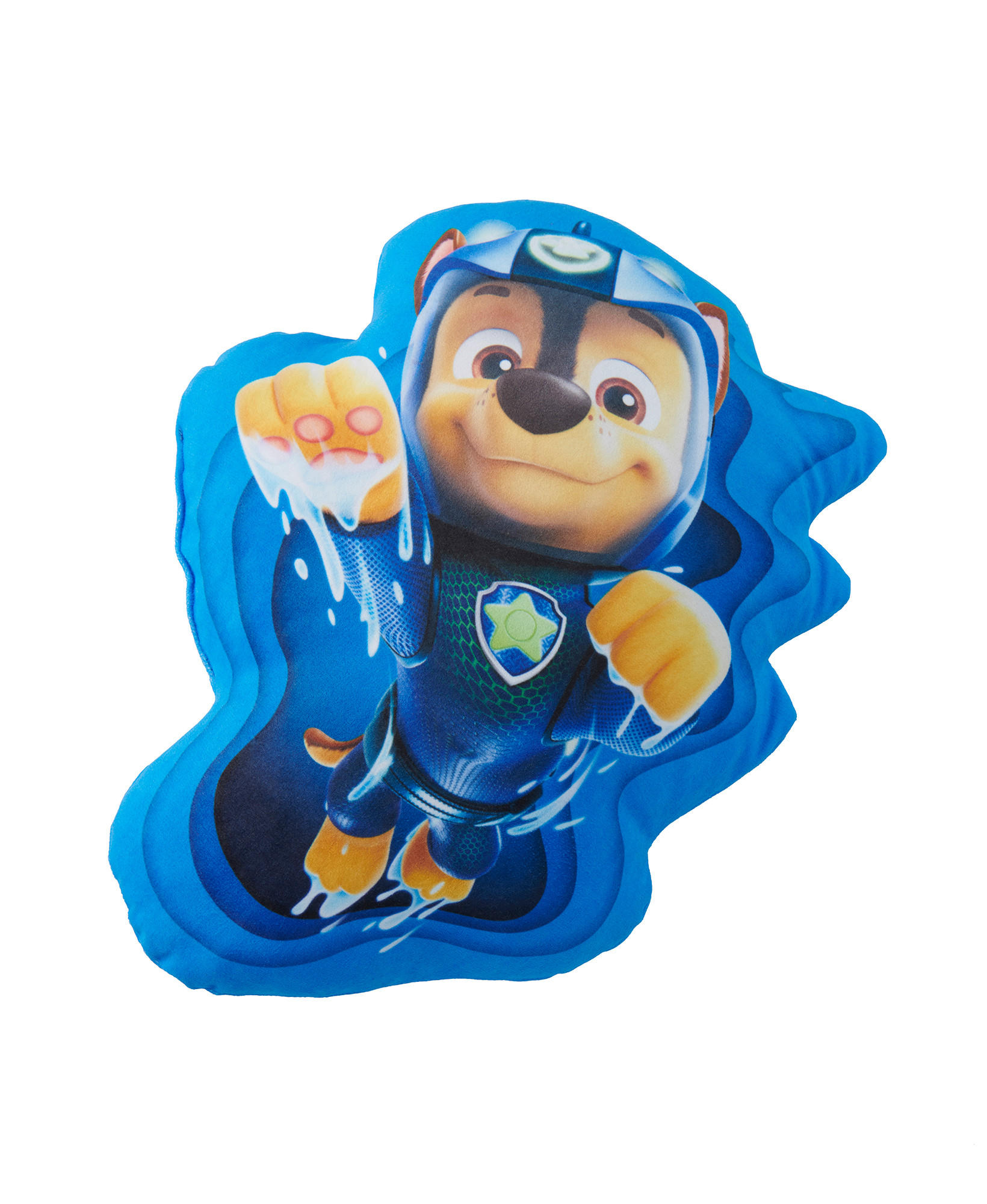 KINDERKISSEN Paw Patrol Aqua Pup Heroes Chase Blau 37 x 26 cm - Blau, Textil (37/26cm) - Paw Patrol
