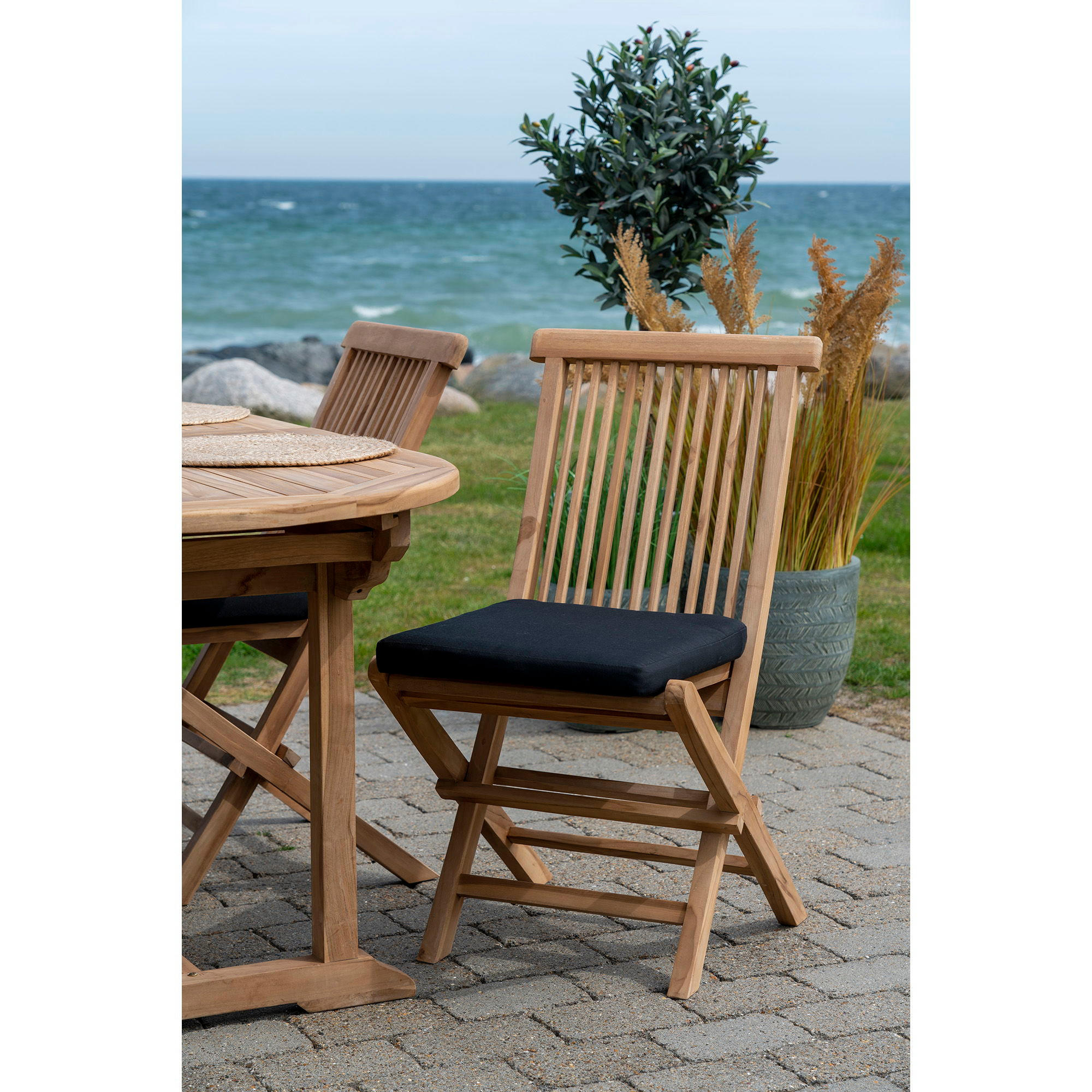 Thumbnail - tinkaro Kissen, Schwarz, Textil, 42x6x42 cm, Wohntextilien, Kissen, Sitzkissen