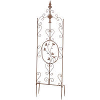 RANKGITTER Burk antik braun - Braun, Metall (35/122/7cm) - TPFGarden