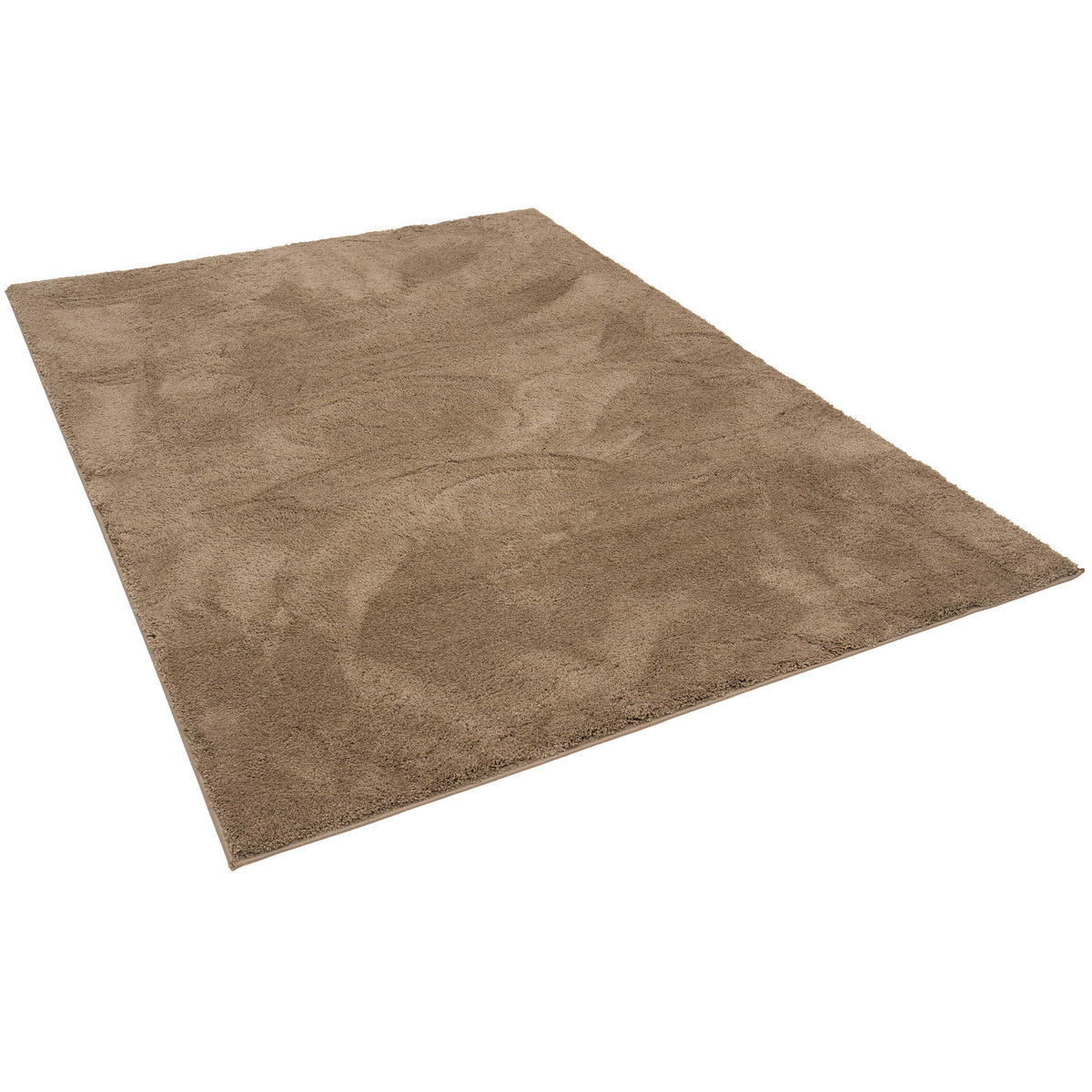 HOCHFLOR LANGFLOR SUPER SOFT TEPPICH SILKY - Taupe, Textil (160/230cm) - Pergamon