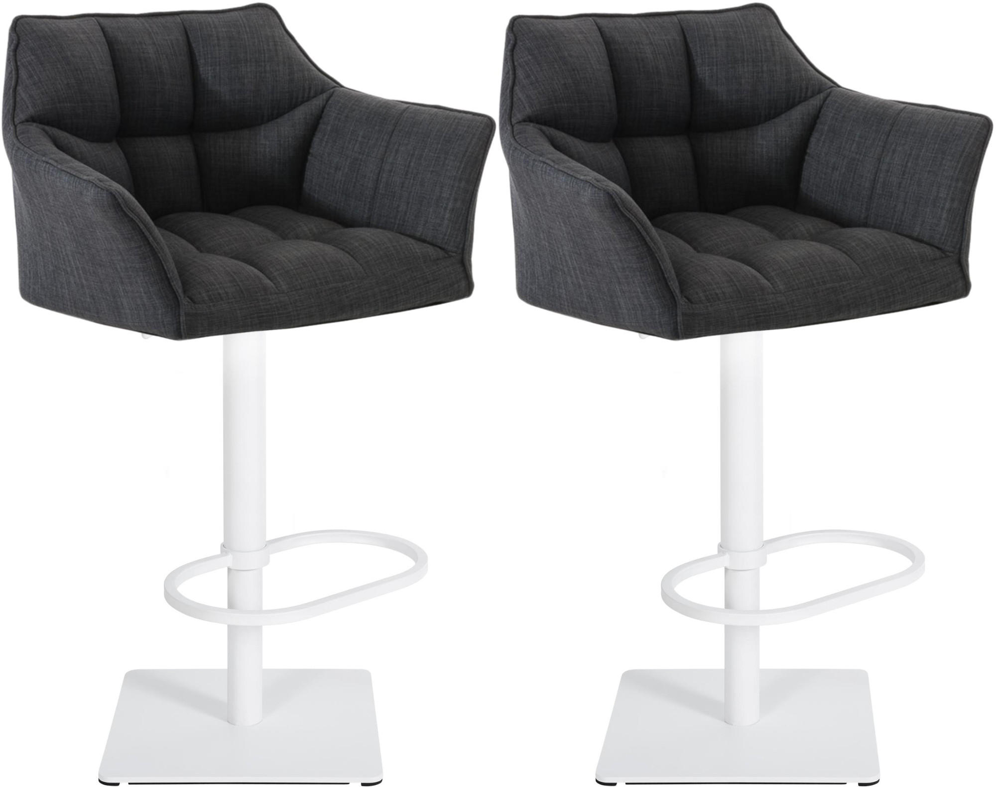Deluke Barhocker Dunkelgrau 64x88x45 cm