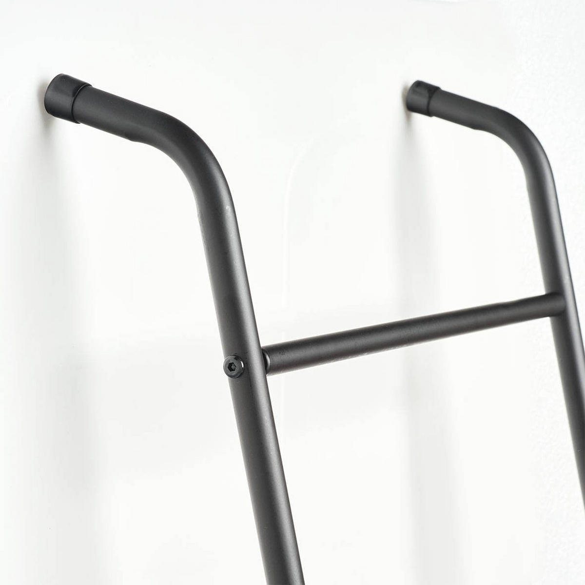 LEITERREGAL für Badezimmer 43/23/166 cm - Schwarz, Metall (23/166/43cm) - ZELLER