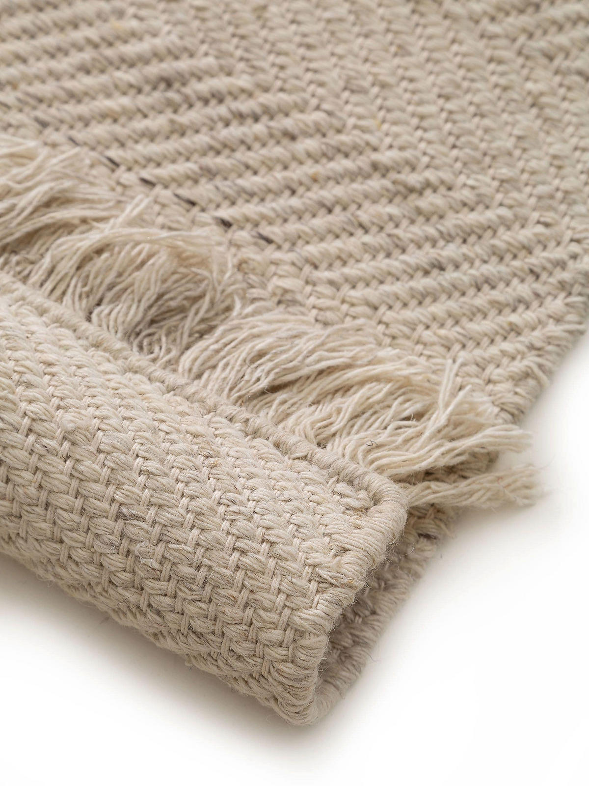 WOLLTEPPICH-LÄUFER Lars Cream 70x200 cm - Creme, Textil (70/200cm) - benuta Pure