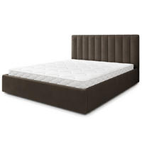POLSTERBETT DEMERA MGV 180x200 cm mit Bettkästen - Braun - Braun, Holz (180/200cm) - MASSENO