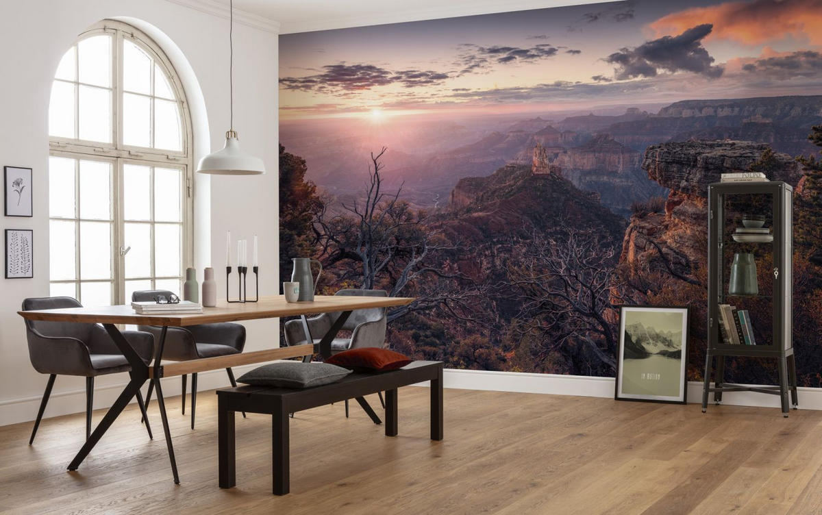 FOTOTAPETE Landschaft 450 x 280 cm - Beige, Papier (450/280cm) - Sanders & Sanders