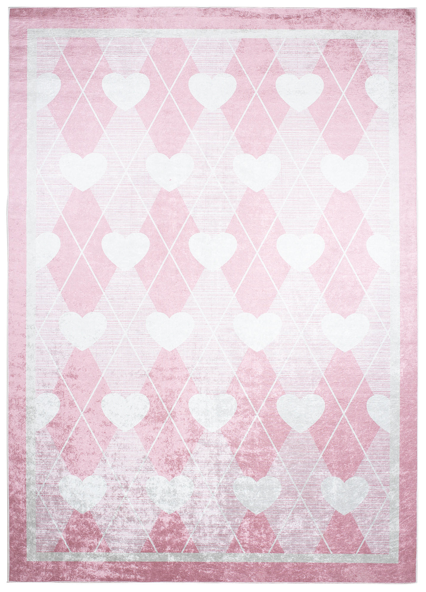 TEPPICH EMMA Rosa 160/230 cm - Rosa, Kunststoff (160/230cm) - Tapiso