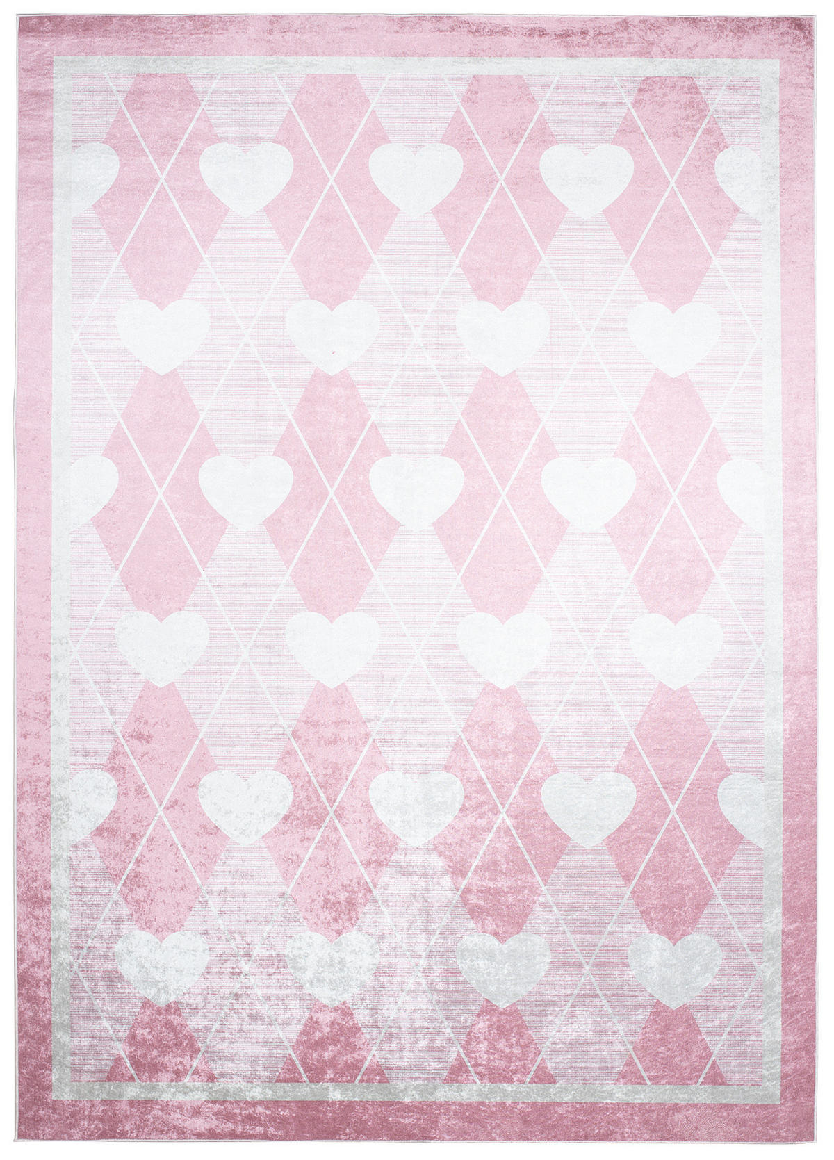 TEPPICH EMMA Rosa 160/230 cm - Rosa, Kunststoff (160/230cm) - Tapiso