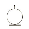 LAMPENFUSS Liva Silber Ø50/62 cm - Silberfarben, Metall (50/15/57cm) - Light & Living
