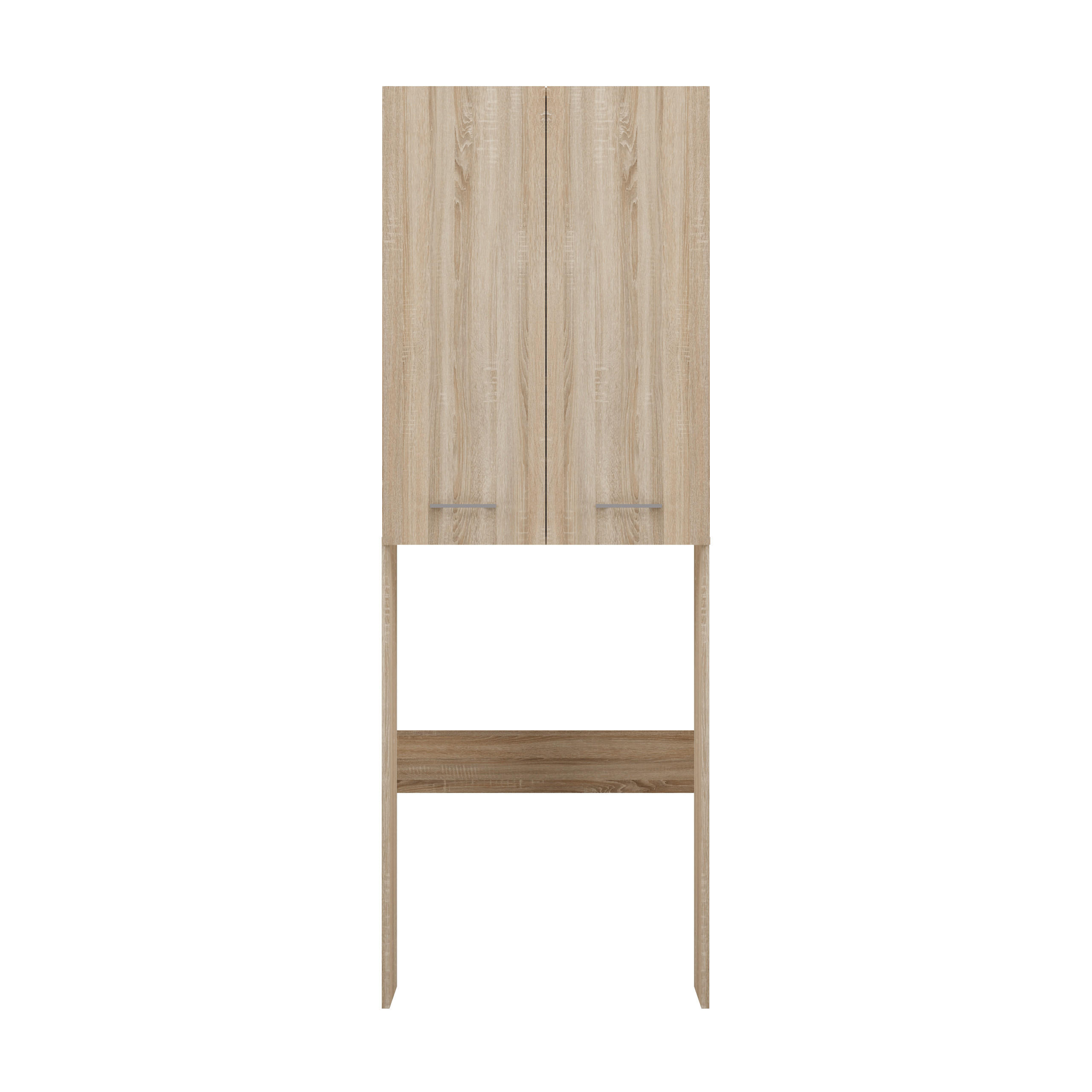 BADEZIMMERSCHRANK ÜBER WASCHMASCHINE POLA DD EICHE SONOMA - Sonoma Eiche, Holzwerkstoff (64/180/30cm) - CDF