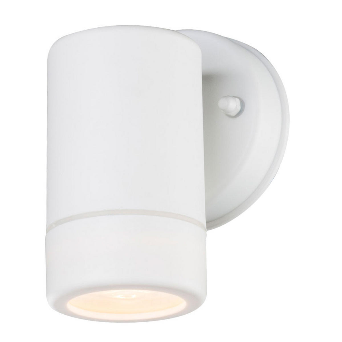LED AUSSEN-WANDLEUCHTE COTOPA Weiß - Weiß, Kunststoff (8/12.2/8.6cm)