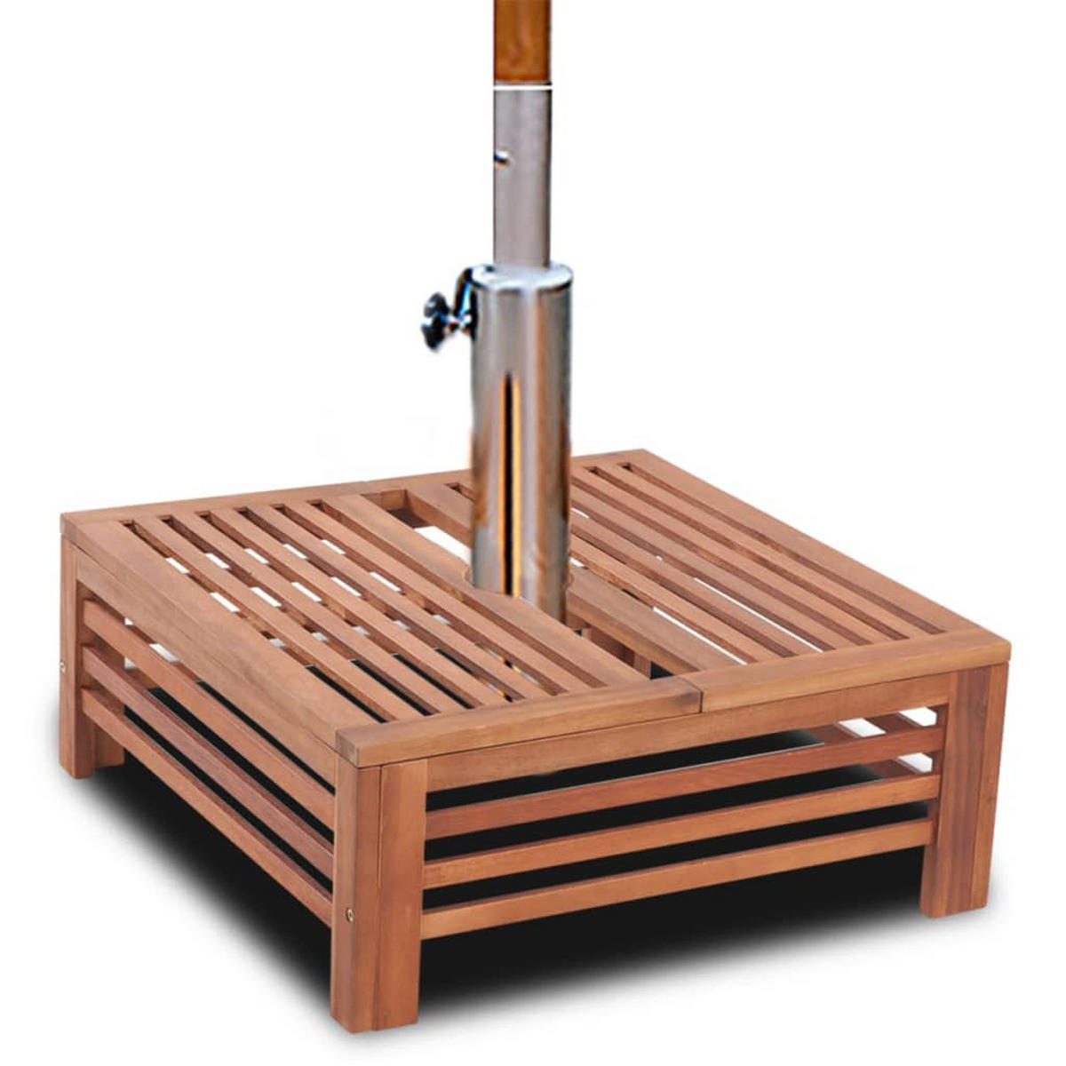 SONNENSCHIRMSTÄNDER-VERKLEIDUNG Aus Holz - Braun, Holz (62/62cm) - vidaXL