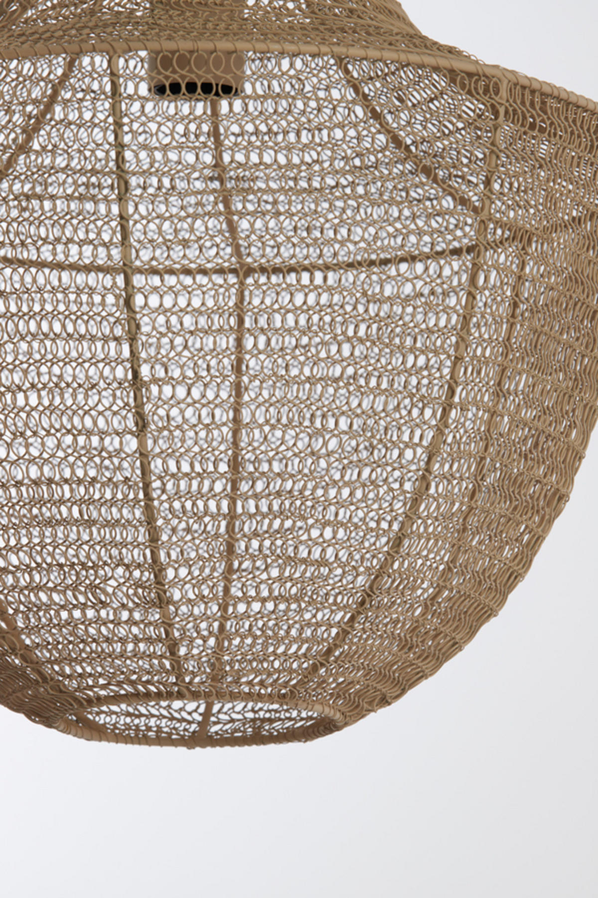 HÄNGELAMPE Sharika Braun Ø40/44 cm - Braun, Metall (40/40/44cm) - Light & Living