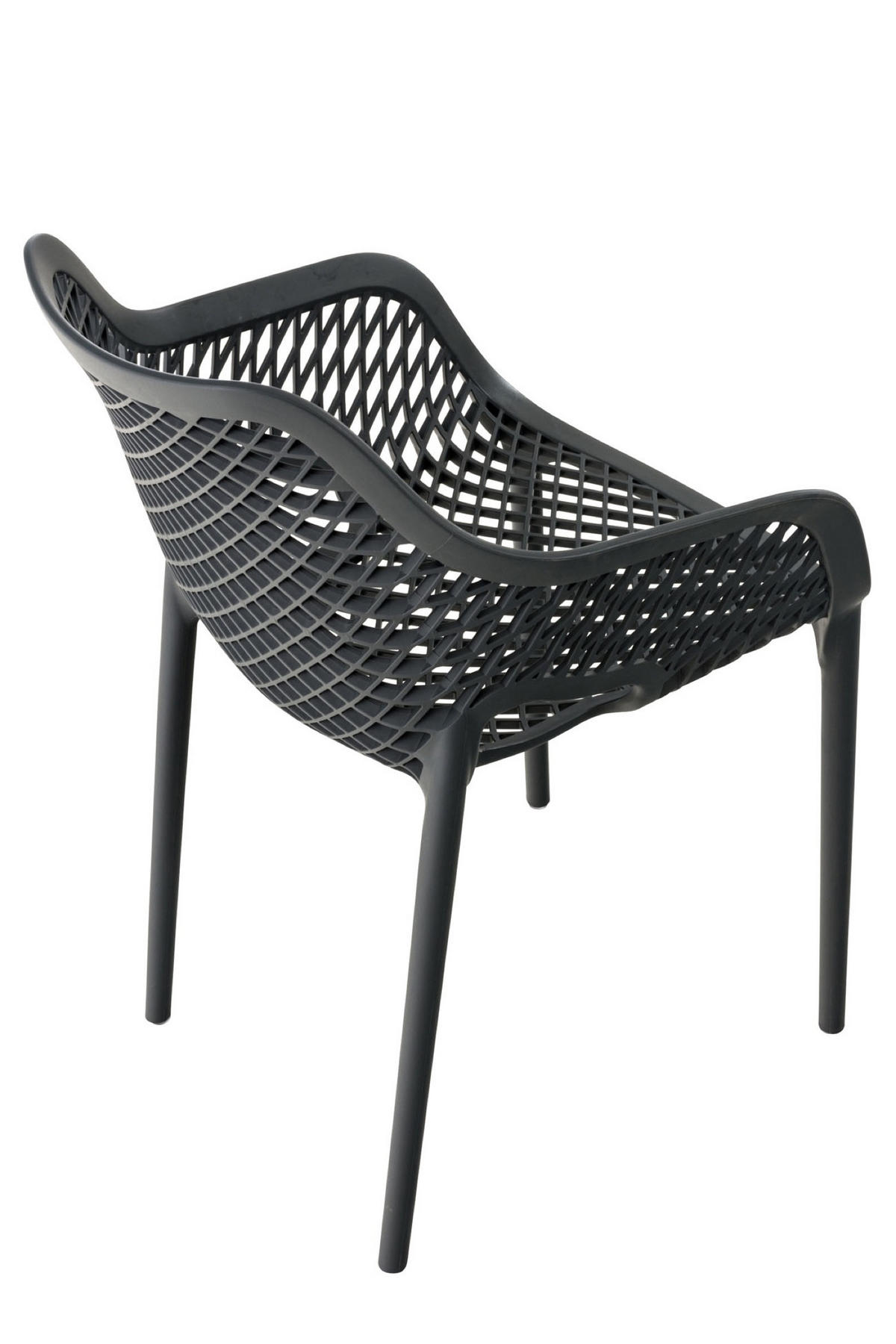 GARTENSTUHL Aero XL dunkelgrau - Grau, Kunststoff (57/60/81cm) - TPFGarden