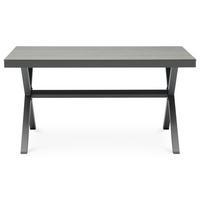 GARTENTISCH WINDY - Grau, Metall (90/150/75cm) - IDIMEX