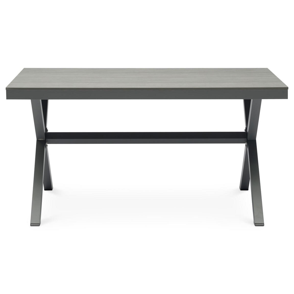 GARTENTISCH WINDY - Grau, Metall (90/150/75cm) - IDIMEX