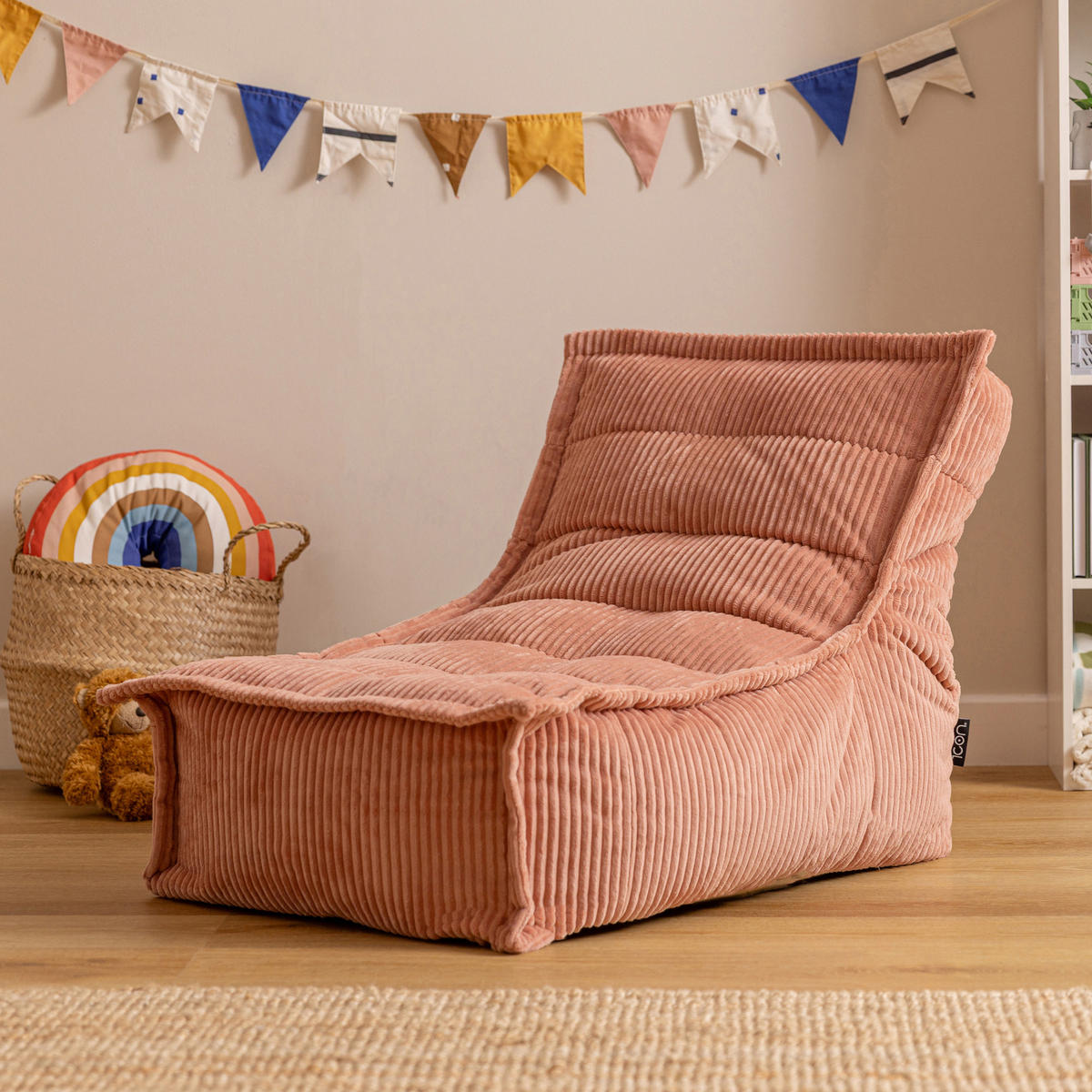 KINDERSITZSACK Liege Dolce - Pink, Textil (69/57/85cm) - icon