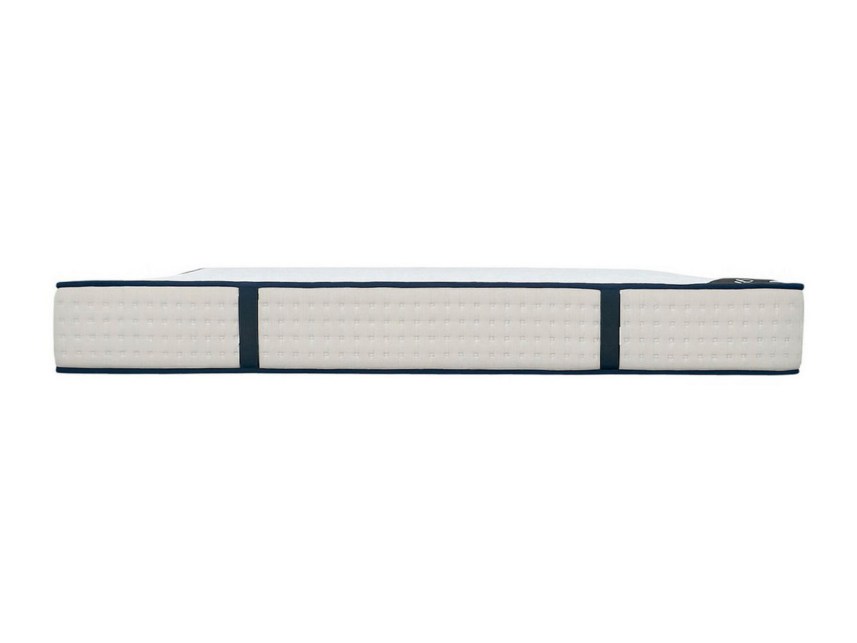 STANDARDMATRATZE - 2 Personen - stoff - weiß Lurean - Weiß, Textil (160/200cm) - Vente-Unique