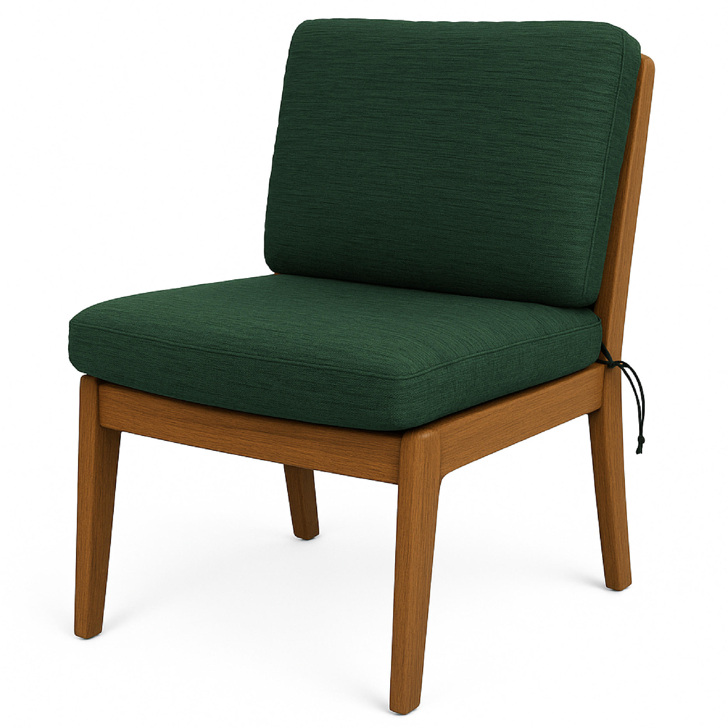 SESSELAUFLAGE Slough - 45x88cm, dunkelgrün - Grün, Textil (45/7/88cm) - TPFGarden